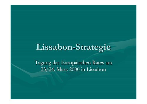 Lissabon-Strategie