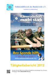 2012 - Soldatenhilfswerk der Bundeswehr eV