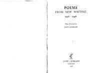 Poems from New Writing, 1936-1946 - solearabiantree