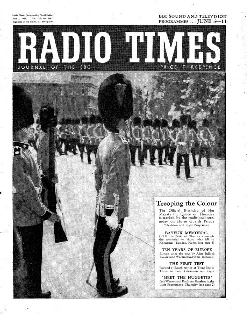 Radio Times, June 3, 1955 - solearabiantree