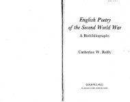 English Poetry of the Second World War: A ... - solearabiantree