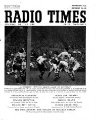 Radio Times, August 11, 1950 - solearabiantree