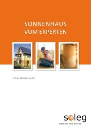 Sonnenhaus vom Experten - soleg