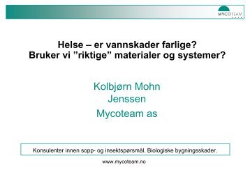 Mal for presentasjoner Mycoteam - Solenergi.dk