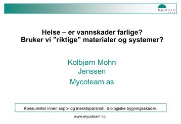 Mal for presentasjoner Mycoteam - Solenergi.dk