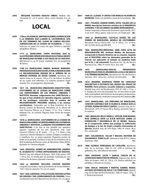 subasta de libros antiguos manuscritos, grabados, mapas - Bibliorare