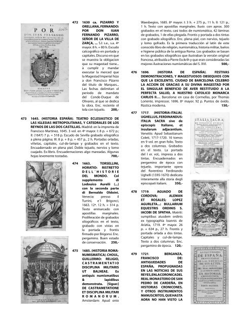 subasta de libros antiguos manuscritos, grabados, mapas - Bibliorare