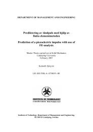 Prediktering av tändpuls med hjälp av finita elementmetoden