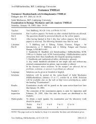 2003-01-18 - Division of Solid Mechanics