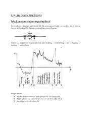 FÃ¶relÃ¤sningsanteckningar delskadeteori