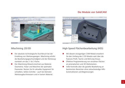 SolidCAM + iMachining Info-Booklet - SolidCAM GmbH