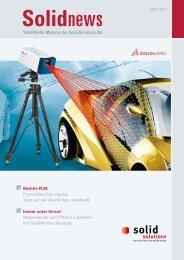 SolidWorks-Magazin der Solid Solutions AG