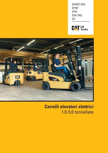 Carrelli elevatori elettrici 1.0-5.0 tonnellate - Cat Lift Trucks