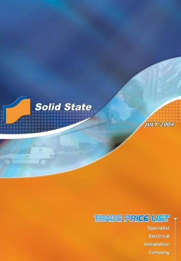 Solid State 2004 PRICE - Solid State Security