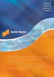 Specialist Electrical Installation Company - Solid State Security