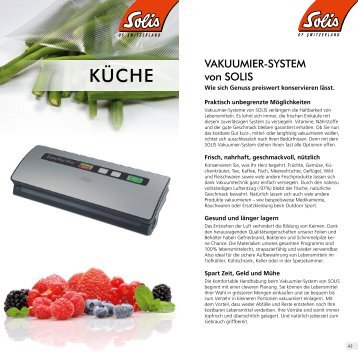 Programmteil «Küche - Solis