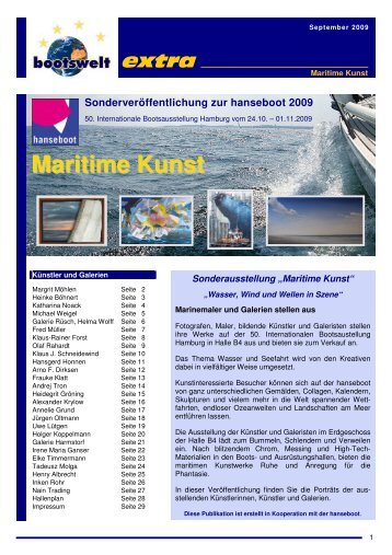 Sonderveröffentlichung zur hanseboot 2009 - Bootswelt