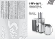 DIGITAL JUICER TYP/TYPE/TIPO 849 - NRC Lux