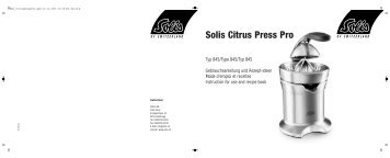 Solis Citrus Press Pro - Wehkamp.nl