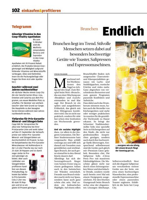 DE Lesen Sie mehr in der Coop Zeitung - Solis