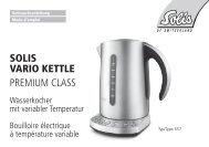 SOLIS VARIO KETTLE PREMIUM CLASS