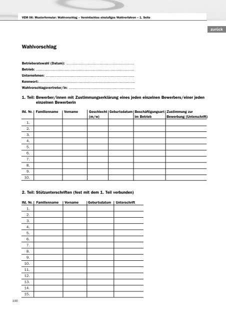 BR-Wahlen Leitfaden - vereinfachtes Wahlverfahren - SoliServ