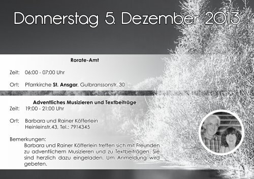 Ökumenischer Adventskalender 2013 - und Petruskirche München ...