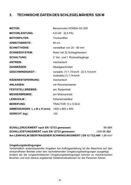 2. symbole an der maschine - SOLO Kleinmotoren GmbH