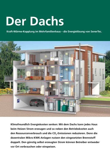 Infoblatt "Der Dachs im Mehrfamilienhaus" - Senertec