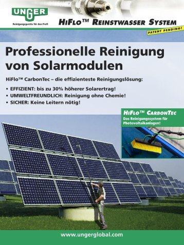 Solar Reinigung - Unger