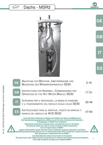 Dachs - MSR2 DE GB IT ES - Solonic