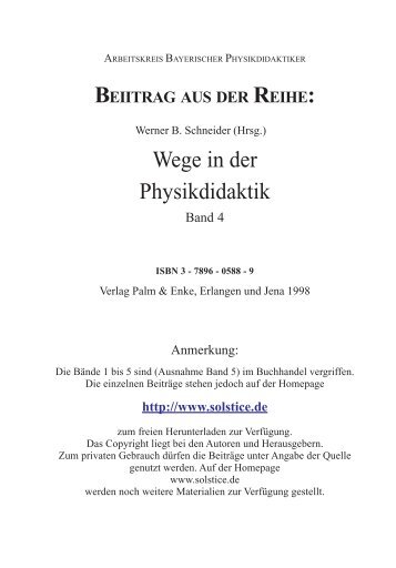 Buttkus, Beate; Nordmeier, Volkard; Schlichting, H. Joachim - Solstice