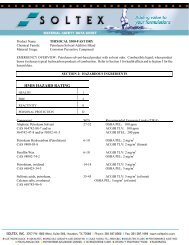 HMIS HAZARD RATING - Soltex