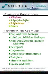 Product Lubrication Markets - Soltex