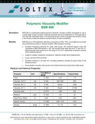 Polymeric Viscosity Modifier BSR 900 - Soltex