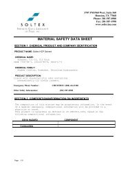 MSDS-HCP Solvent - Soltex