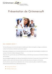 PrÃ©sentation de Grimmersoft - Solutions-as-a-Service