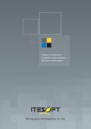 ITESOFT - Solutions-as-a-Service
