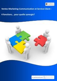 Ventes-Marketing-Communication et Service-Client - Solutions-as-a ...