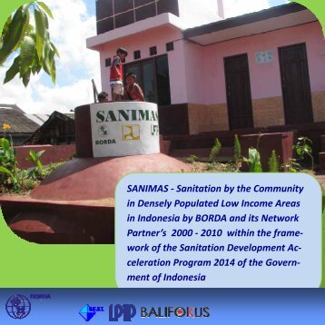 SANIMAS - Sanitation by the Community in Densely Populated Low ...