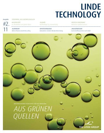 Linde und Sapphire Energy (S. 22) - Dechema