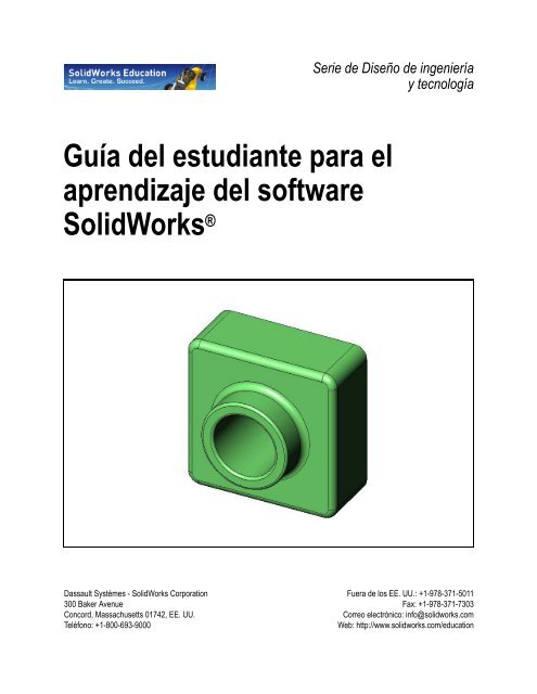 Guía del estudiante para el aprendizaje del software SolidWorks