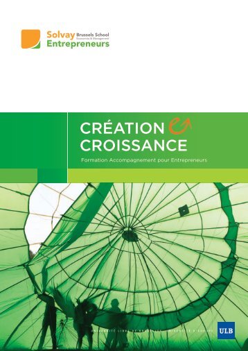 création croissance - Solvay Entrepreneurs