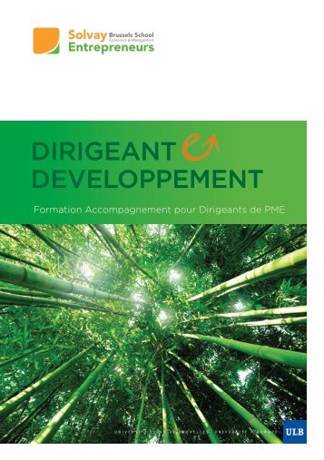 dirigeant developpement - Solvay Brussels School - Economics ...