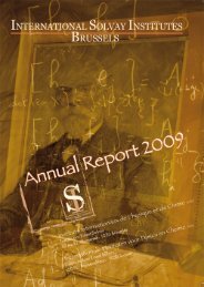 Professor Françoise Barré-Sinoussi - Solvay Institutes