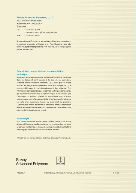 TORLON-A4-FR vs1.vp - Solvay Plastics