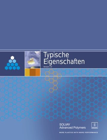 Typische Eigenschaften - Solvay Plastics