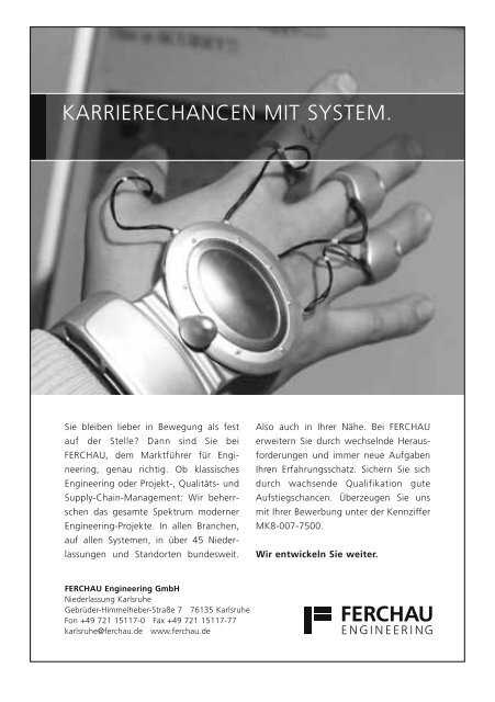 Ingenieur(m/w) - Campus X