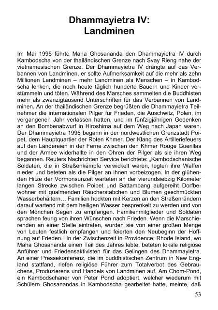 Maha Ghosananda. Ein Leben für den Frieden - Dhamma-Dana.de