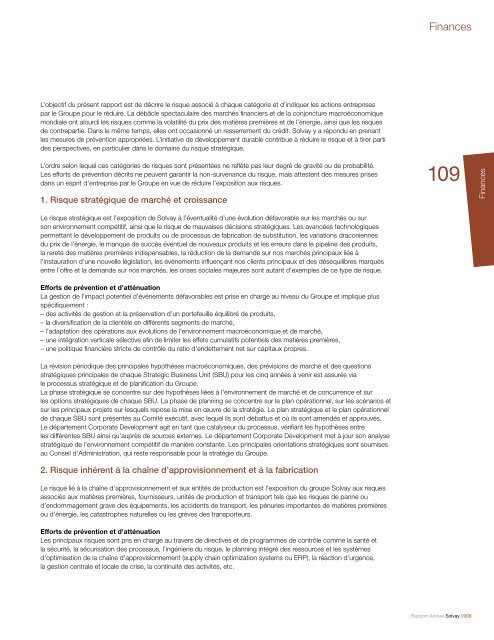 Rapport Annuel Solvay 2008